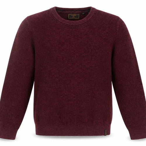 Superdry Men's Red Cotton Crew Neck Jumper Size M