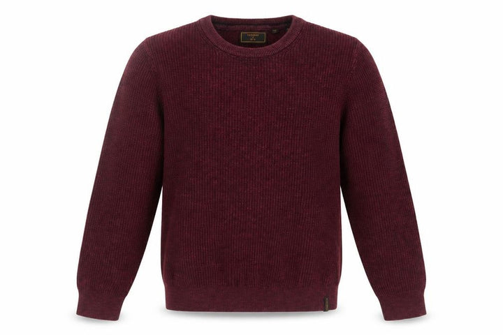 Superdry Men's Red Cotton Crew Neck Jumper Size M