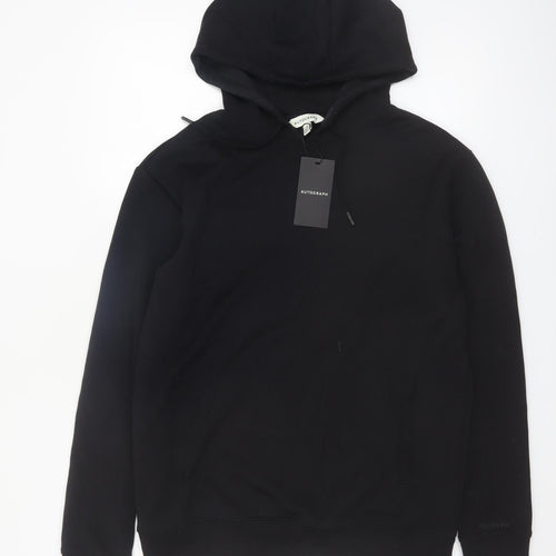 Marks and Spencer Autograph Men's Black Pullover Hoodie Size S