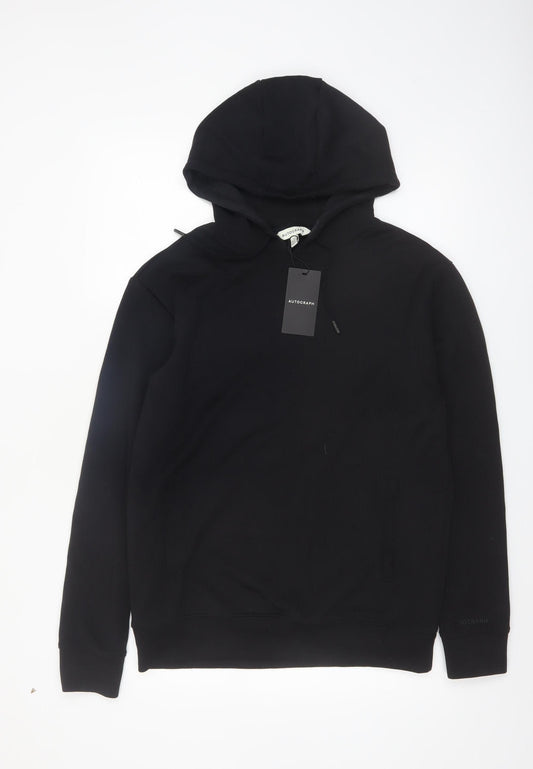 Marks and Spencer Autograph Men's Black Pullover Hoodie Size S