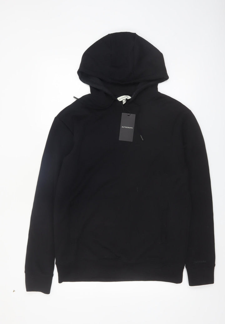 Marks and Spencer Autograph Men's Black Pullover Hoodie Size S