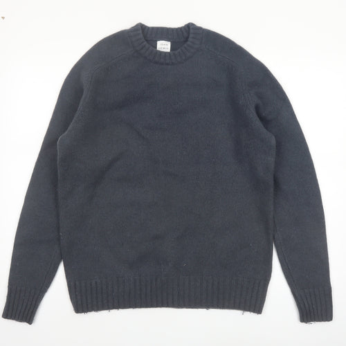 John Lewis Men’s Grey Wool Crew Neck Jumper M Regular Fit