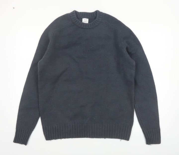 John Lewis Men’s Grey Wool Crew Neck Jumper M Regular Fit