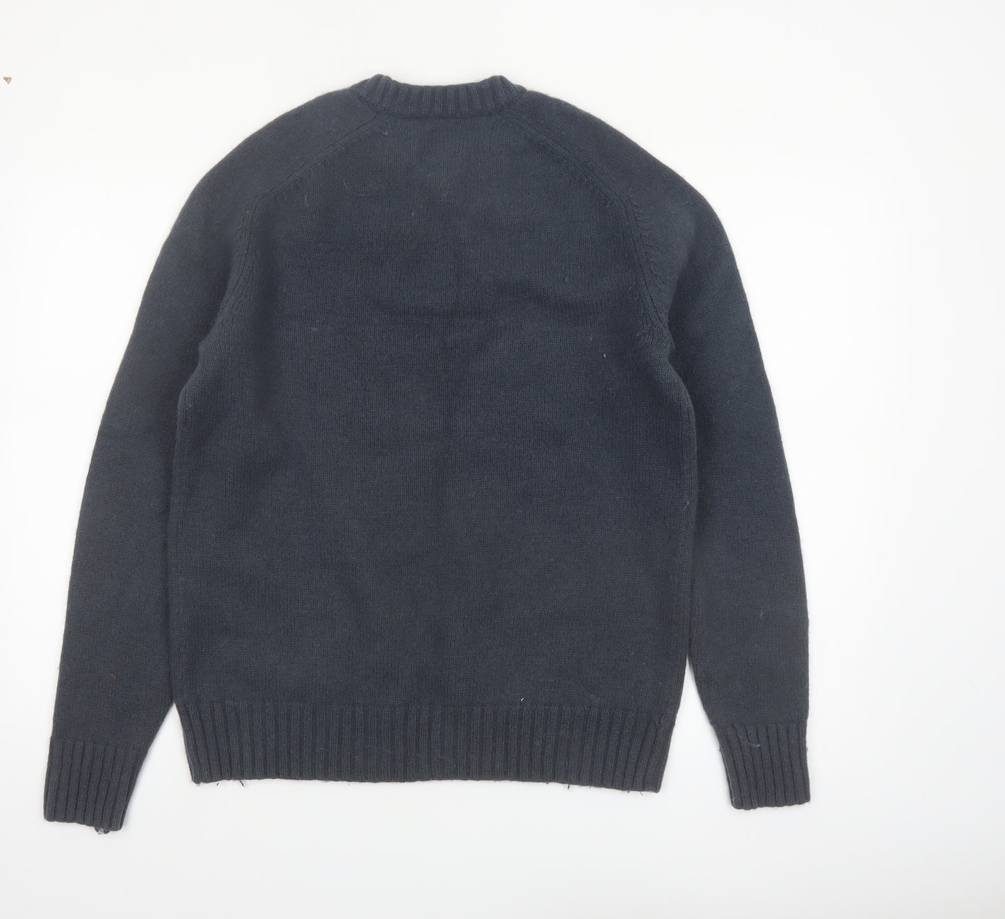 John Lewis Men’s Grey Wool Crew Neck Jumper M Regular Fit