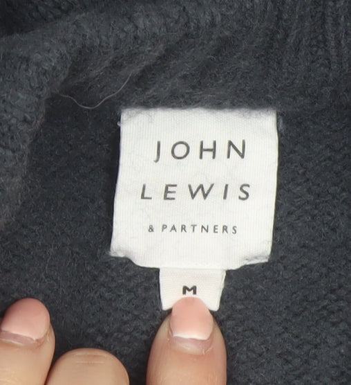 John Lewis Men’s Grey Wool Crew Neck Jumper M Regular Fit