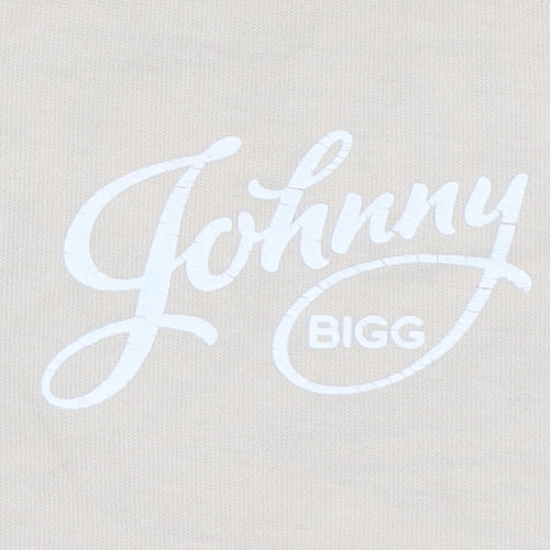 Johnny Bigg Men's Beige 4XL Graphic Cotton T-Shirt Escape the Ordinary
