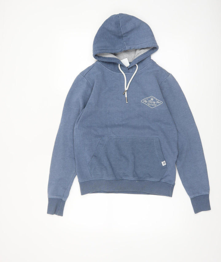 TOG24 Women's Blue Pullover Hoodie Size 8 Cotton Blend