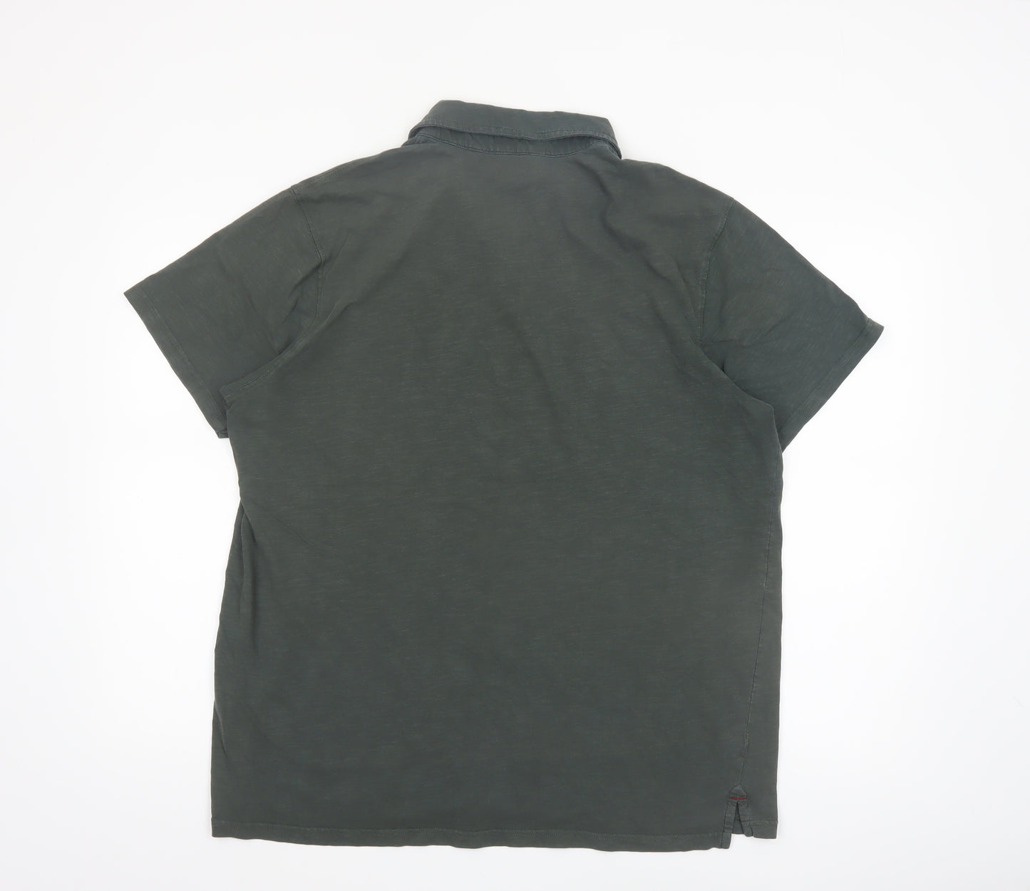 Mountain Warehouse Men's Green Organic Cotton Polo Shirt XL