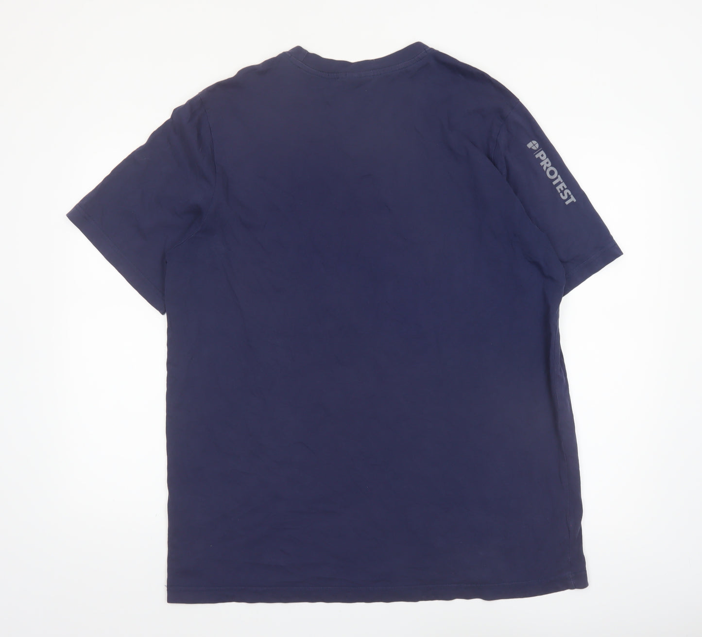 Protest Men's Blue XL Graphic Camper Van Regular Fit T-Shirt