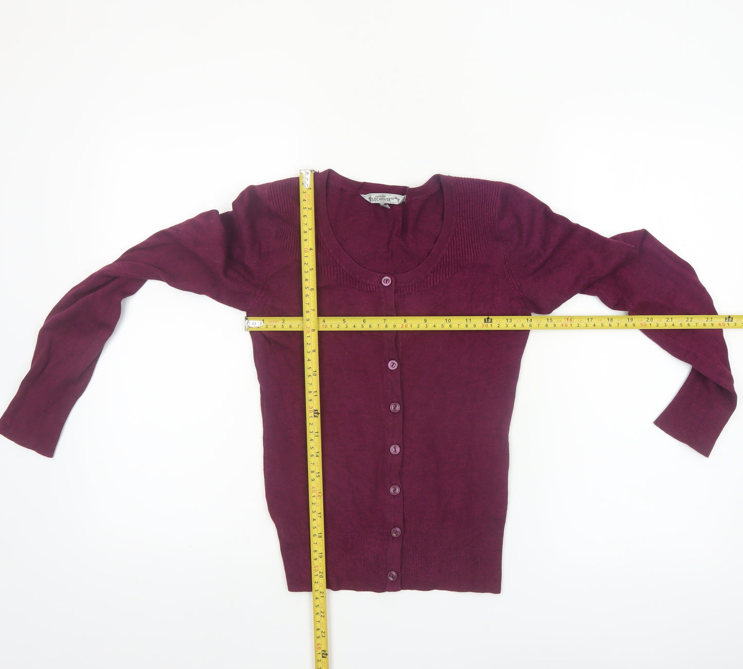 Clockhouse Women's Purple Long Sleeve Cardigan Size S