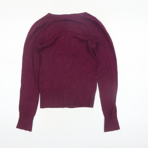 Clockhouse Women's Purple Long Sleeve Cardigan Size S