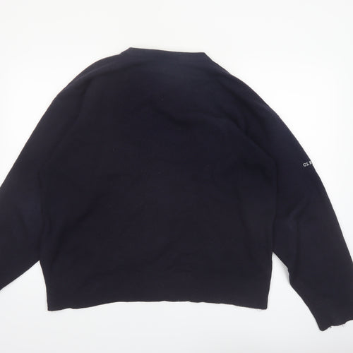 Glenmuir Women Black XL Lambswool Crew Neck Pullover Jumper