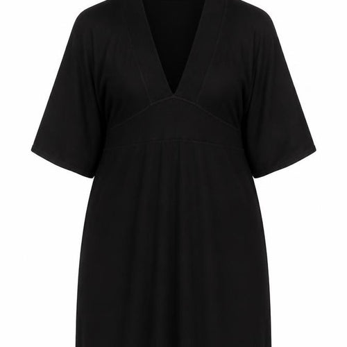H&M Women’s Black Wool Blend Short Knit Dress Size 14