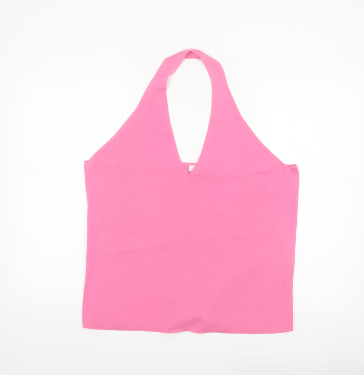 Marks and Spencer Women’s Pink Halter Neck Camisole Tank Top Size 22