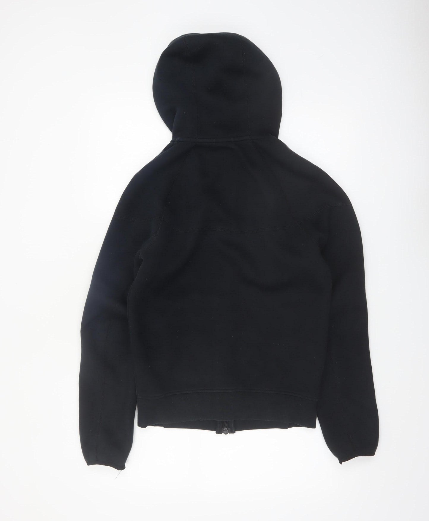 Nike Men's Black XS Full Zip Hoodie with Logo and Pockets