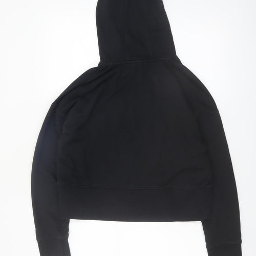 DKNY Sport Women's Black Small Pullover Hoodie Cotton Blend