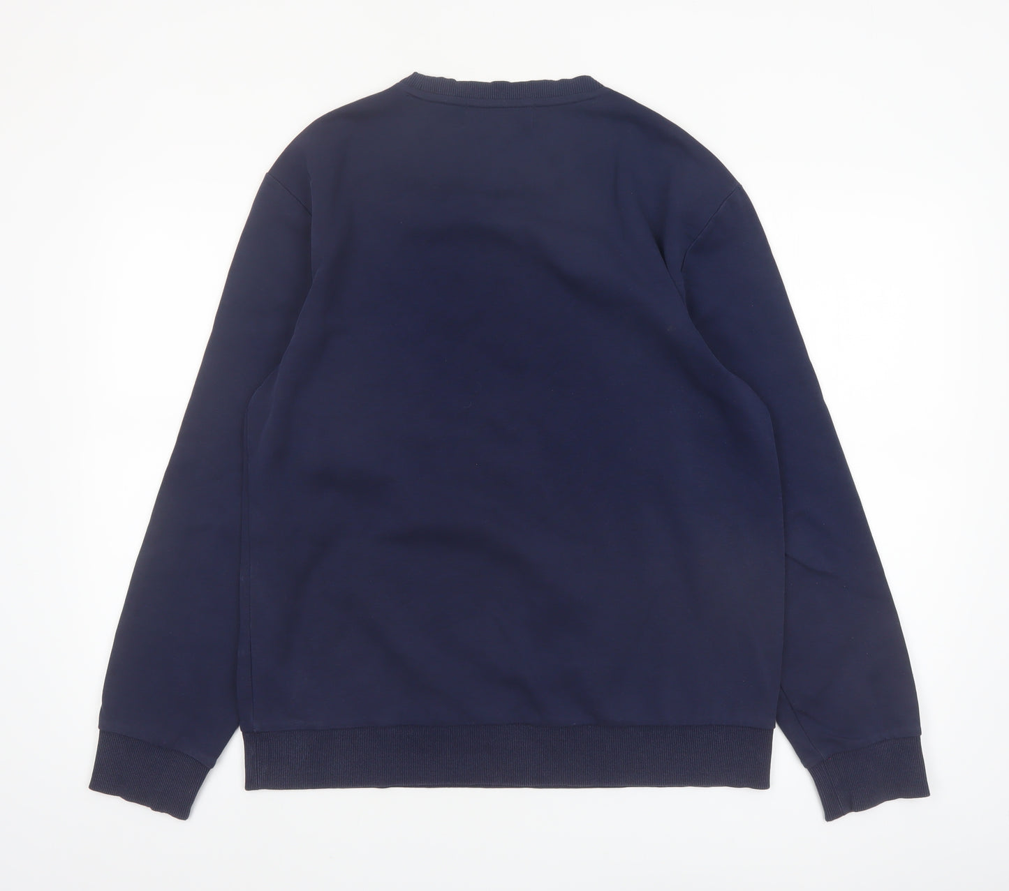 Hush Puppies Men's Blue L Crew Neck Graphic Sweatshirt