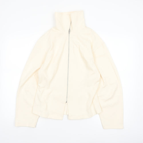 Marks and Spencer Women’s Ivory Full Zip Fleece Jacket Size 12