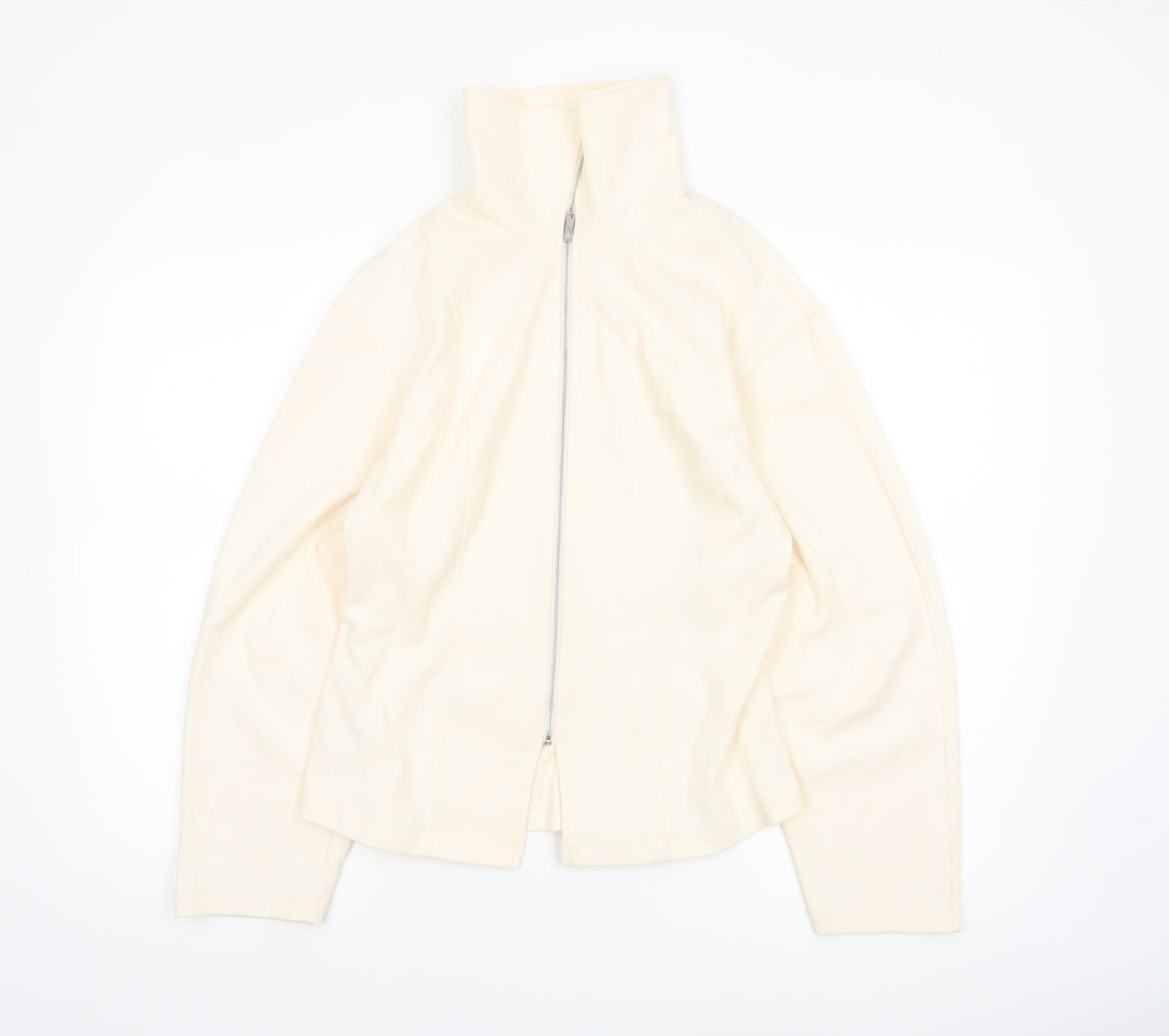 Marks and Spencer Women’s Ivory Full Zip Fleece Jacket Size 12