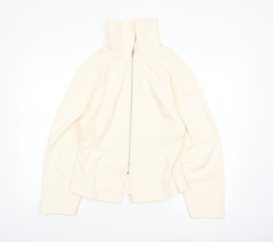 Marks and Spencer Women’s Ivory Full Zip Fleece Jacket Size 12