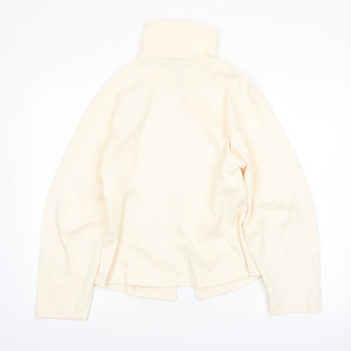 Marks and Spencer Women’s Ivory Full Zip Fleece Jacket Size 12