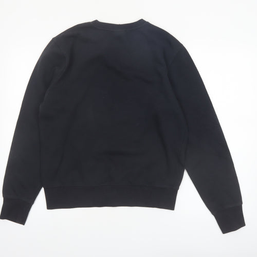 New Balance Men's Black Small Crew Neck Fleece Sweatshirt
