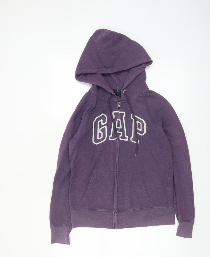 GAP Women's Purple Full Zip Hoodie Size M Cotton Blend