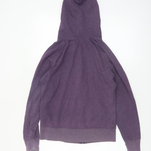 GAP Women's Purple Full Zip Hoodie Size M Cotton Blend