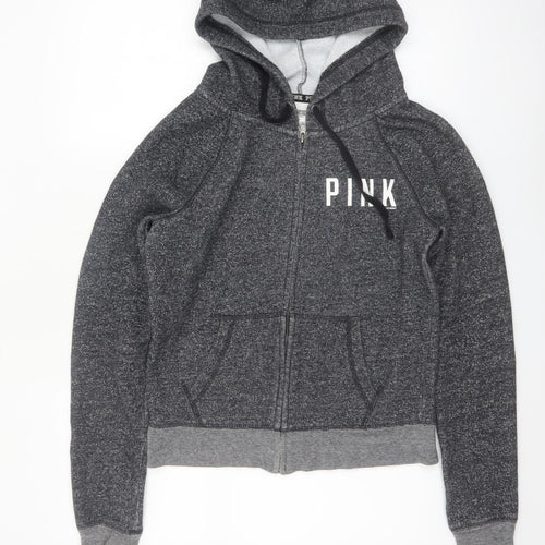 Victoria's Secret PINK Women's Grey Full Zip Hoodie Size S