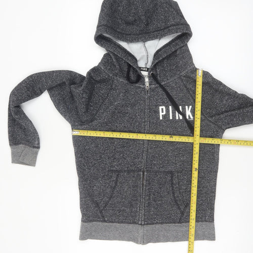 Victoria's Secret PINK Women's Grey Full Zip Hoodie Size S