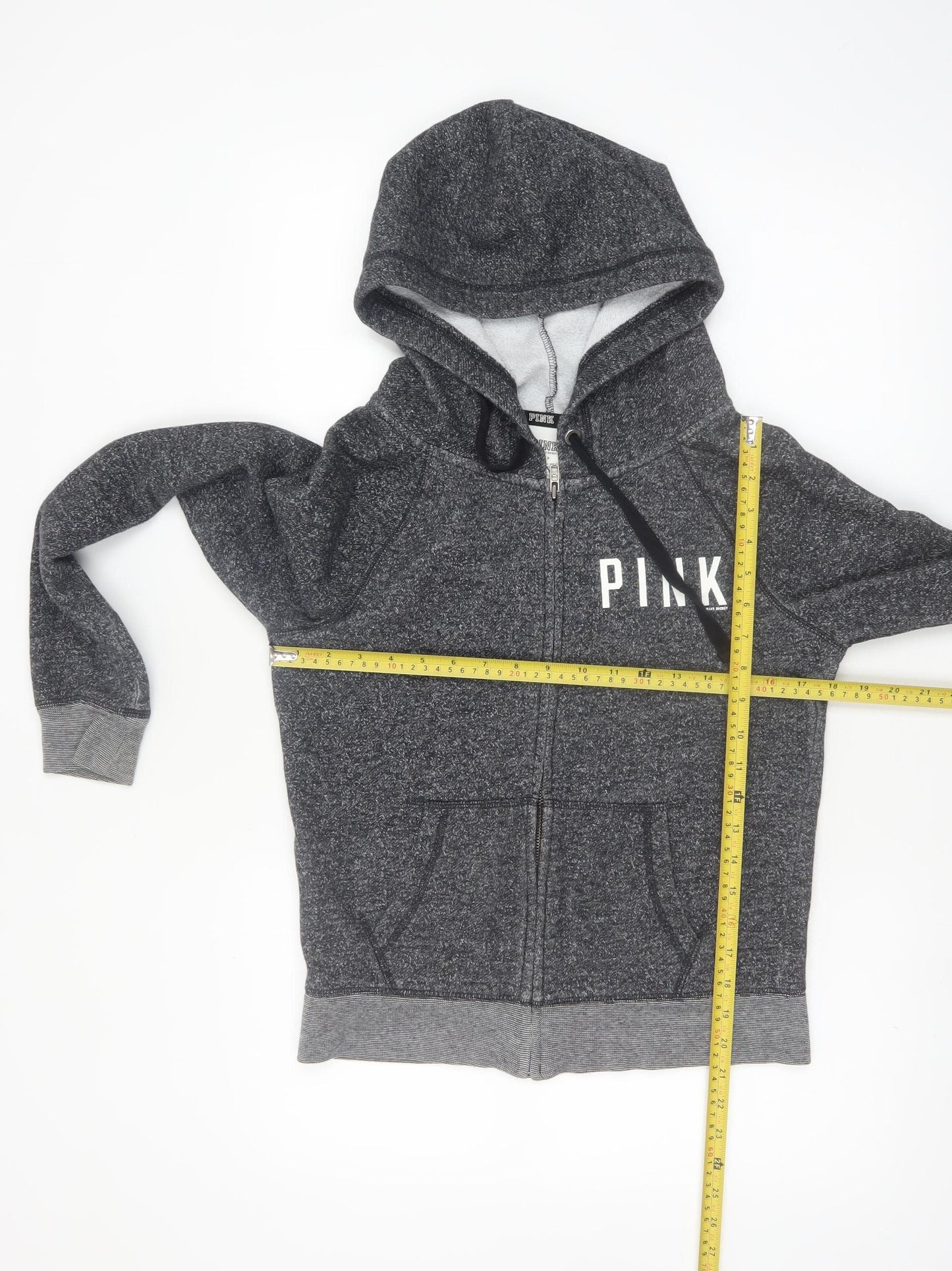 Victoria's Secret PINK Women's Grey Full Zip Hoodie Size S