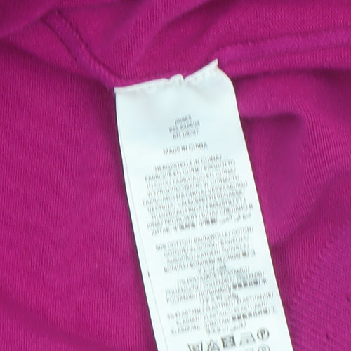 Boden Women Pink Sleeveless V-Neck Cotton Knit Vest Jumper Size M