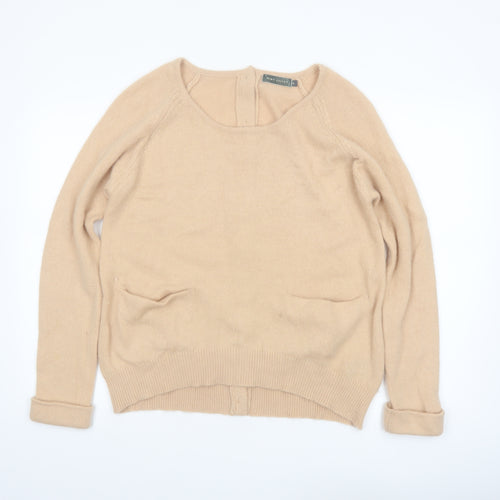 Mint Velvet Women's Beige Wool Angora Cardigan Size 16
