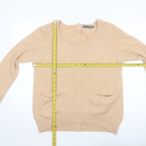 Mint Velvet Women's Beige Wool Angora Cardigan Size 16
