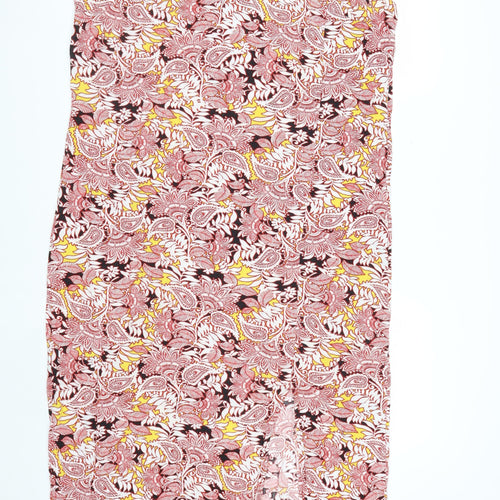 Marks and Spencer Women’s Multicoloured Paisley Slip Midi Dress Size 14