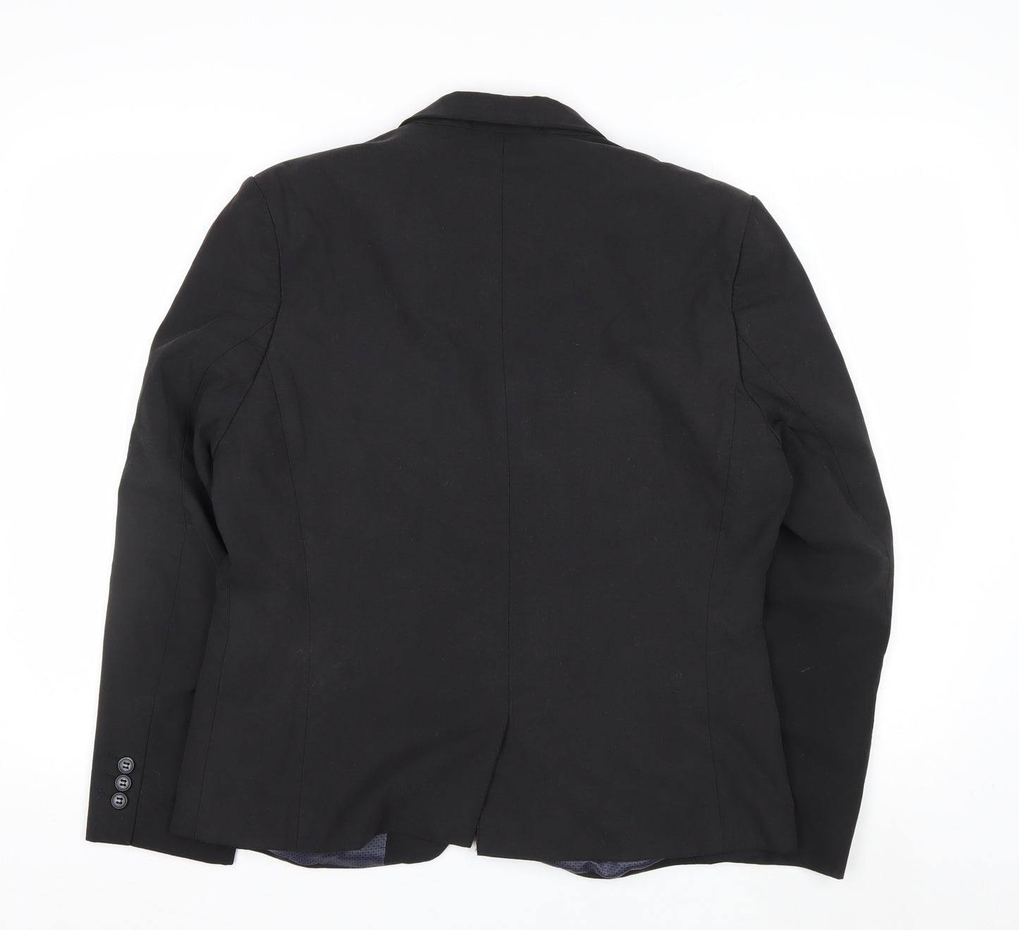 Brook Taverner Women's Black Single-Breasted Suit Jacket Size 14R