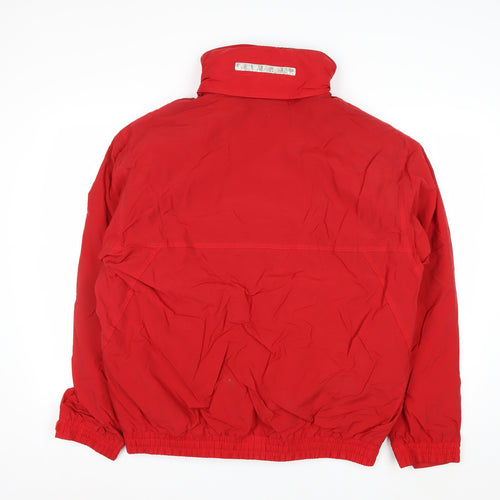 SLAM Men's Red XL Windbreaker Jacket Nylon Waterproof Lined Sportswear
