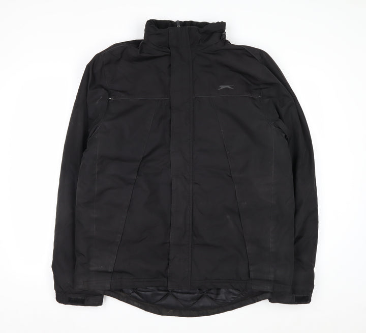 Slazenger Men's Black Medium Puffer Jacket Winter Coat