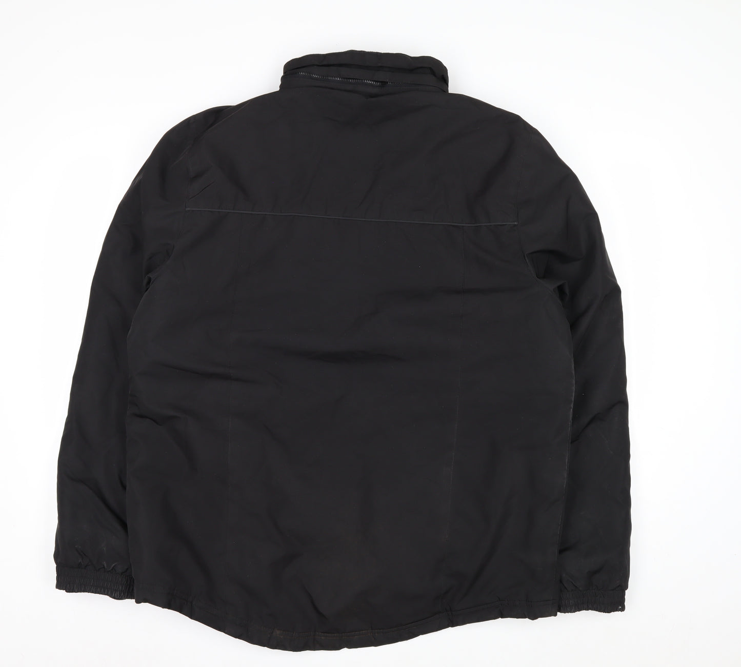 Slazenger Men's Black Medium Puffer Jacket Winter Coat