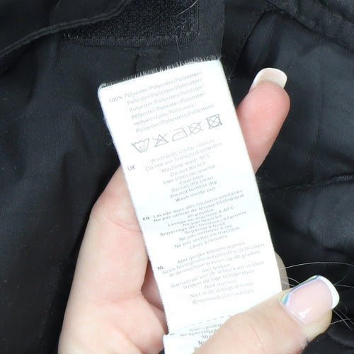 Slazenger Men's Black Medium Puffer Jacket Winter Coat