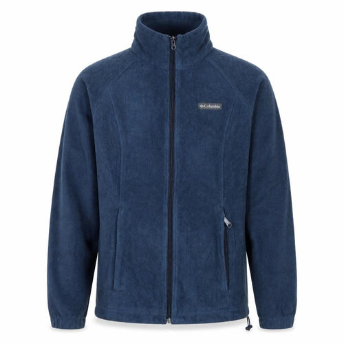 Columbia Men's Blue Fleece Full Zip Jacket Size S Outdoor