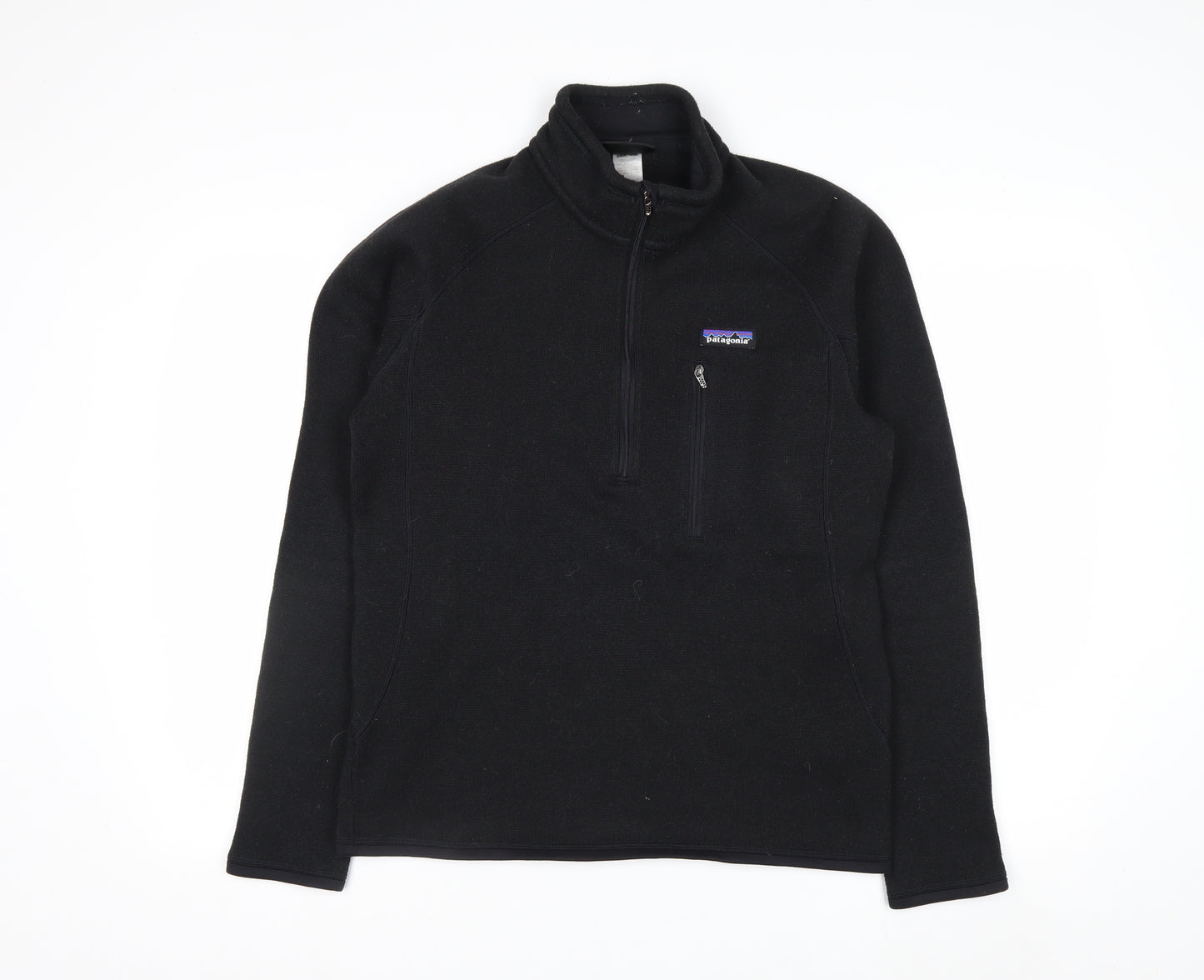 Patagonia Men's Black Fleece 1/2 Zip Pullover Sweatshirt Size M
