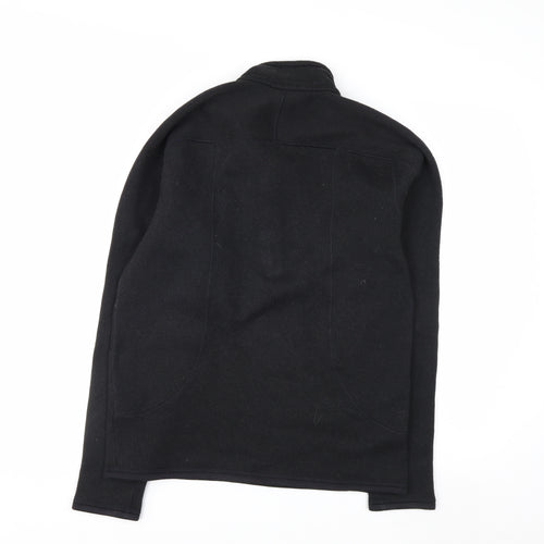 Patagonia Men's Black Fleece 1/2 Zip Pullover Sweatshirt Size M