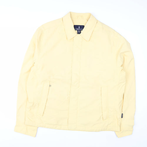 London Fog Men's Beige XL Nylon Basic Jacket Lined Zip Casual Spring Coat