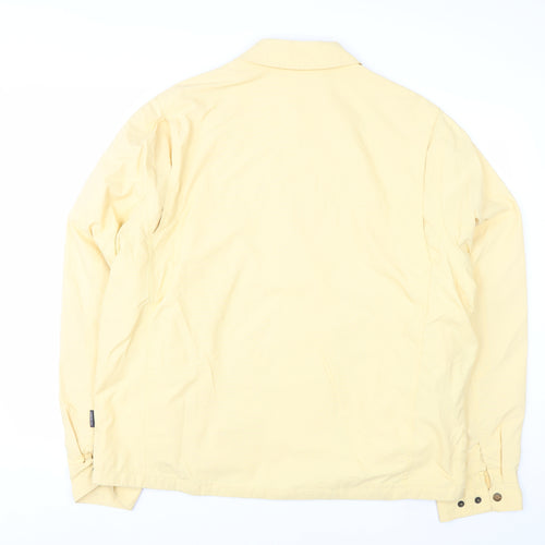 London Fog Men's Beige XL Nylon Basic Jacket Lined Zip Casual Spring Coat