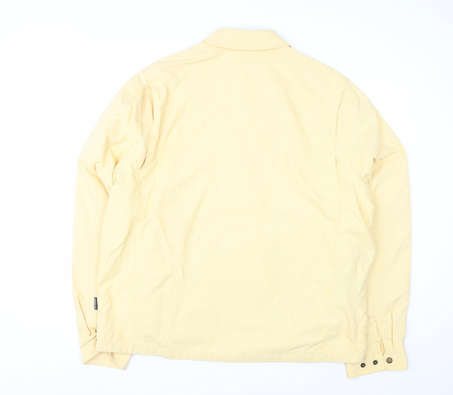 London Fog Men's Beige XL Nylon Basic Jacket Lined Zip Casual Spring Coat