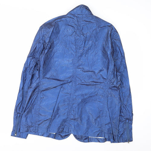 DKNY Men's Blue Lightweight Full Zip Jacket Size L Regular Fit