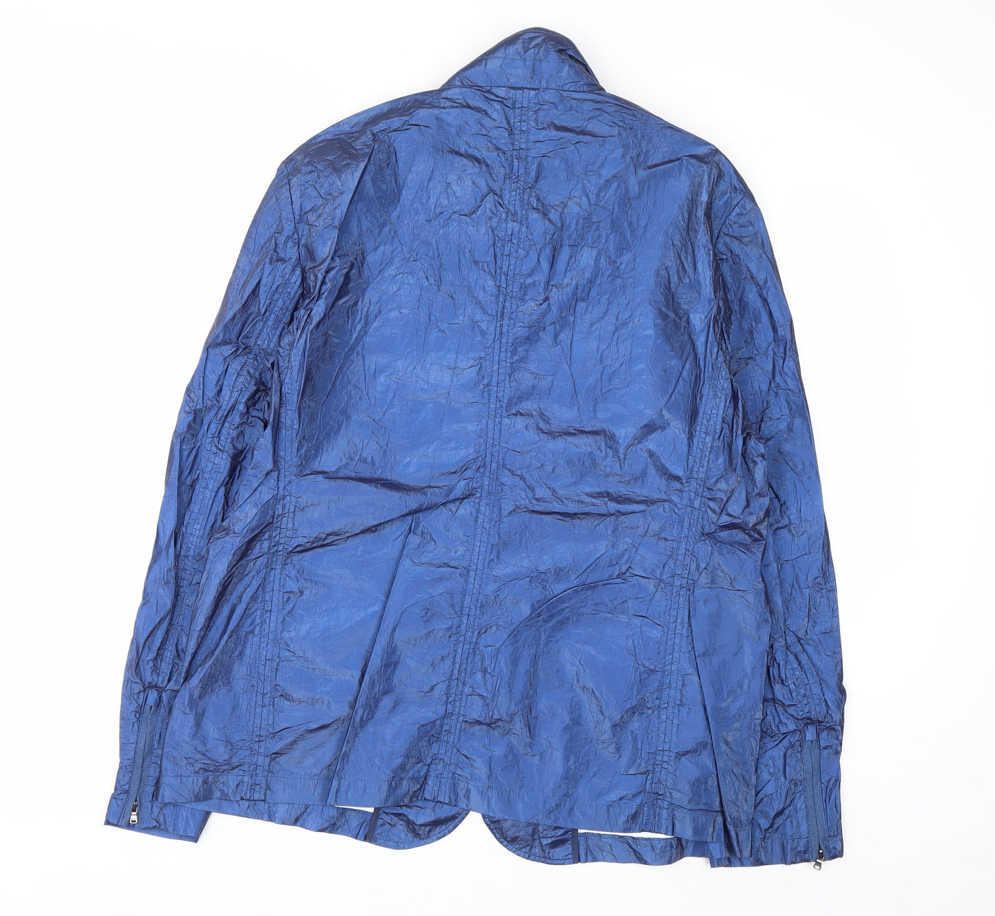 DKNY Men's Blue Lightweight Full Zip Jacket Size L Regular Fit