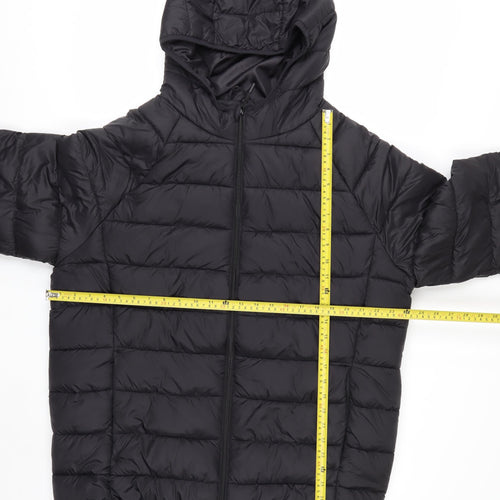 Primark Men's Black 2XL Puffer Hooded Winter Jacket