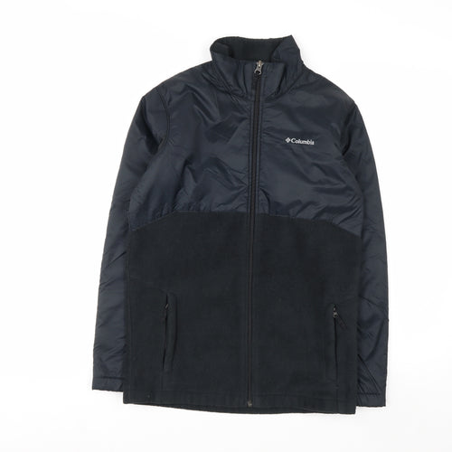 Columbia Men's Black L Fleece Lined Full Zip Outdoor Jacket